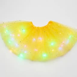 LED Glowing Light Girls Princess Tutu Skirt Christmas All Saints' Days Wedding Party Dancing Miniskirt 3-8Years Costume Clothing