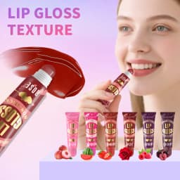6-piece Moisturizing Lip Oil Set - Long Lasting Gloss Effect, Portable Travel Kit, Thanksgiving and Christmas Gift