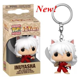2026 New Funko Pocket Keychain INUYASHA Inuyasha Kagome Action Figure Collection Model POP Toys for Christmas Birthday Gift