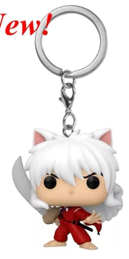 2026 New Funko Pocket Keychain INUYASHA Inuyasha Kagome Action Figure Collection Model POP Toys for Christmas Birthday Gift