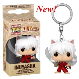 2026 New Funko Pocket Keychain INUYASHA Inuyasha Kagome Action Figure Collection Model POP Toys for Christmas Birthday Gift