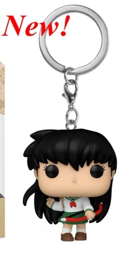 2026 New Funko Pocket Keychain INUYASHA Inuyasha Kagome Action Figure Collection Model POP Toys for Christmas Birthday Gift
