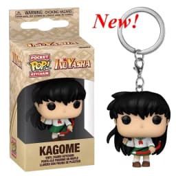 2026 New Funko Pocket Keychain INUYASHA Inuyasha Kagome Action Figure Collection Model POP Toys for Christmas Birthday Gift