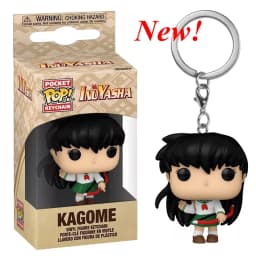 2026 New Funko Pocket Keychain INUYASHA Inuyasha Kagome Action Figure Collection Model POP Toys for Christmas Birthday Gift