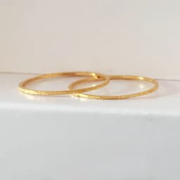 Minimalist Thin Matte Stainless Steel Rings for Women Korean Women's Girls Jewelry Christmas Thin Band Ring Set 18K Gold Plated