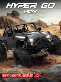 NEW MJX HYPER GO H12Y H12Y+ 1/12 RC Car Brushless FOC 4WD Remote Control Mountaineering Off-Road Climbing Off Road RC Toy Christmas Festival Gift Set