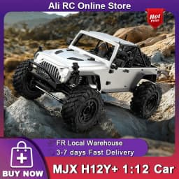 NEW MJX HYPER GO H12Y H12Y+ 1/12 RC Car Brushless FOC 4WD Remote Control Mountaineering Off-Road Climbing Off Road RC Toy Christmas Festival Gift Set