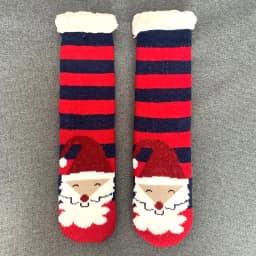 Winter Warm Socks Women penguin Plush Soft Female Non Slip Floor Slippers Short Sock Fuzzy Fluffy Deer Elk Bear Christmas Gift