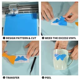 Holographic Cobblestone Pattern Iridescent Adhesive Vinyl Making Graphics for Window Glass Christmas Cards Decor DIY Cut Film