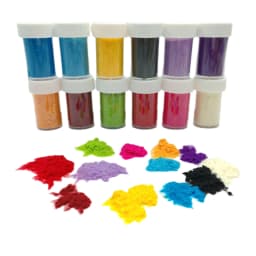 12 Colors 3D Candy Flocking Velvet Fuzzy Nylon Fiber Powder for Nail Art Manicure Taba Squishy Scenery Christmas Crafts DIY