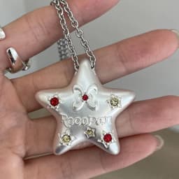 Gothic Vintage Layered Black Star Pendant Necklaces for Women Hip Hop Rock Y2K Necklace Goth Jewelry Christmas Birthday Gifts