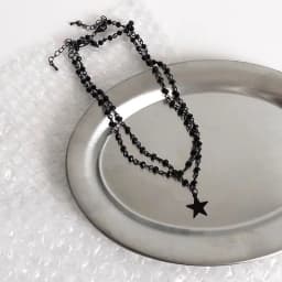 Gothic Vintage Layered Black Star Pendant Necklaces for Women Hip Hop Rock Y2K Necklace Goth Jewelry Christmas Birthday Gifts