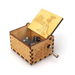 Different styles Wooden Hand Cranked Music Box Jurassic Can't Help Falling in Love Valentine's Day to Christmas Birthday Gift