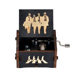 Different styles Wooden Hand Cranked Music Box Jurassic Can't Help Falling in Love Valentine's Day to Christmas Birthday Gift