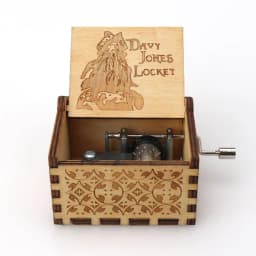 Different styles Wooden Hand Cranked Music Box Jurassic Can't Help Falling in Love Valentine's Day to Christmas Birthday Gift