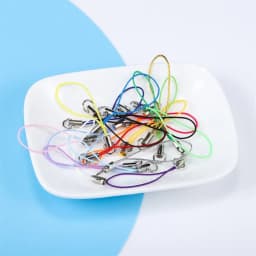 100Pcs Lanyard Lariat Cord Lobster Clasp Rope Christmas Bell Keychain Hooks Mobile Phone Strap Charm Keyring Bag Accessories