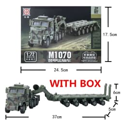 1/72 Creative Military Series Building Blocks Armored Transport Vehicle M-Track Vs Leopard 2 Tank Model Toys For Christmas Gifts