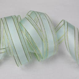 5 Yards 25mm Organza Ribbons Gold Metallic Egde Ribbons For Wedding Christmas Party Decor Flower Gift Packing Ribbon For Crafts