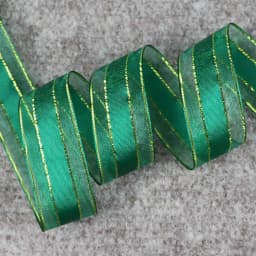 5 Yards 25mm Organza Ribbons Gold Metallic Egde Ribbons For Wedding Christmas Party Decor Flower Gift Packing Ribbon For Crafts