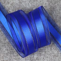 5 Yards 25mm Organza Ribbons Gold Metallic Egde Ribbons For Wedding Christmas Party Decor Flower Gift Packing Ribbon For Crafts