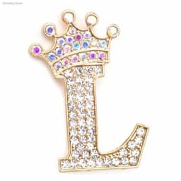 New 26 Letters A-Z Brooch Rhinestones Crystal Gold Color English Alphabet Metal Pins Cute Jewelry Accessories Christmas Gift