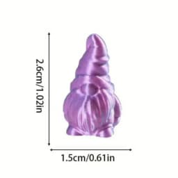 3D Printed Mini Gnome Cute Christmas Dwarf Garden Desktop Art Ornaments for Outdoor Indoor Decoration, Xmas Gift Party Decor
