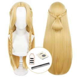 HOLOUN Delicious Anime Marcille Cosplay Costume Wig Shawl Cloak Dress Pants Rose Net Halloween Christmas Gift