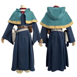 HOLOUN Delicious Anime Marcille Cosplay Costume Wig Shawl Cloak Dress Pants Rose Net Halloween Christmas Gift