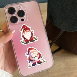 50PCS Christmas Dwarf Stickers Exquisite and Cute Santa Claus Account Material Phone Case Laptop Luggage Waterproof Stickers