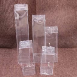 1lot=10pcs 4x4x8/10/12/16/20cm Wholesale NewClear PVC Box Packaging Wedding/Christmas Favorite Chocolate Candy Apple Gift Event
