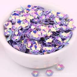 10g/Pack 6mm 8mm Concave Plum Flower Sequins Christmas Decoration Crafts Paillettes DIY Ornament Sewing Lentejuelas Accessories