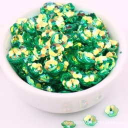 10g/Pack 6mm 8mm Concave Plum Flower Sequins Christmas Decoration Crafts Paillettes DIY Ornament Sewing Lentejuelas Accessories