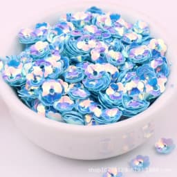 10g/Pack 6mm 8mm Concave Plum Flower Sequins Christmas Decoration Crafts Paillettes DIY Ornament Sewing Lentejuelas Accessories