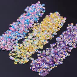 10g/Pack 6mm 8mm Concave Plum Flower Sequins Christmas Decoration Crafts Paillettes DIY Ornament Sewing Lentejuelas Accessories
