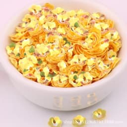 10g/Pack 6mm 8mm Concave Plum Flower Sequins Christmas Decoration Crafts Paillettes DIY Ornament Sewing Lentejuelas Accessories