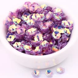 10g/Pack 6mm 8mm Concave Plum Flower Sequins Christmas Decoration Crafts Paillettes DIY Ornament Sewing Lentejuelas Accessories