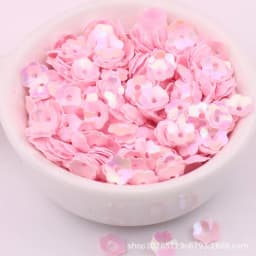 10g/Pack 6mm 8mm Concave Plum Flower Sequins Christmas Decoration Crafts Paillettes DIY Ornament Sewing Lentejuelas Accessories