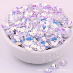 10g/Pack 6mm 8mm Concave Plum Flower Sequins Christmas Decoration Crafts Paillettes DIY Ornament Sewing Lentejuelas Accessories