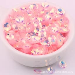 10g/Pack 6mm 8mm Concave Plum Flower Sequins Christmas Decoration Crafts Paillettes DIY Ornament Sewing Lentejuelas Accessories