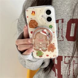 Korean Quicksand Christmas Tree Magnetic Holder Grip Tok Griptok Phone Holder Stand Support For iPhone For Pad Magsafe Smart Tok