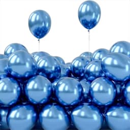 50 pcs 5 Inch Chrome Metallic Helium Balloons for Birthday Wedding Anniversary Christmas Party Decorations