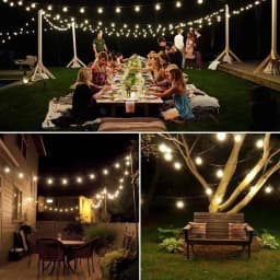 20/30/50/60/100/200LED Solar Crystal Globe String Lights Outdoor Waterproof for Christmas Garden Party Decor