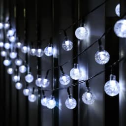 20/30/50/60/100/200LED Solar Crystal Globe String Lights Outdoor Waterproof for Christmas Garden Party Decor