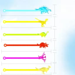 10-50PC Mini Colorful Sticky Stretch Dinosaur Children's Birthday Party Pinata Christmas Gift Bag Filling Carnival Kids Gift Bag