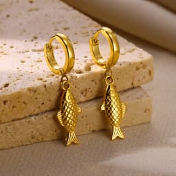 Freshwater Ocean Starfish Shell Hoop Earrings for Women Elegant Stainless Steel Gold Color Aretes Christmas Jewelry Accessories
