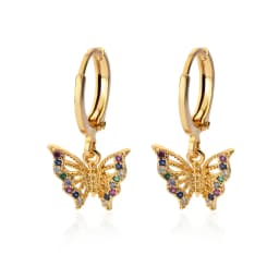 Freshwater Ocean Starfish Shell Hoop Earrings for Women Elegant Stainless Steel Gold Color Aretes Christmas Jewelry Accessories