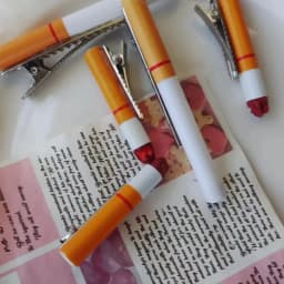 1Pc Creative Funny Emulated Cigarette Hairpins Halloween Christmas Birthday Bachelorette Party Women Hair Clips Girls Headwear
