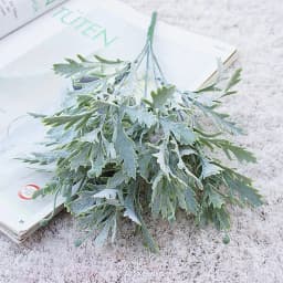 5pcs Chrysanthemum Leaf Artificial Flower Plant for Home Wall Vase Wedding Photography Decoration Christmas Wreath DIY Gift Box