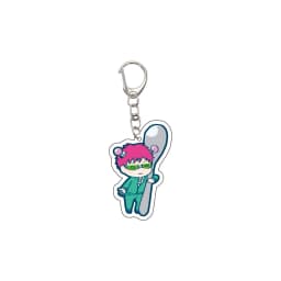 55MM Anime The Disastrous Life of Saiki K Keychain Saiki Kusuo Teruhashi Kokomi Key Chain Acrylic Model Plate Christmas Gifts