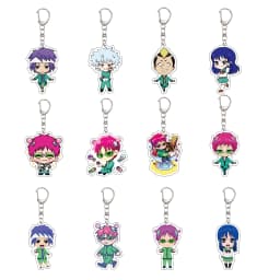 55MM Anime The Disastrous Life of Saiki K Keychain Saiki Kusuo Teruhashi Kokomi Key Chain Acrylic Model Plate Christmas Gifts